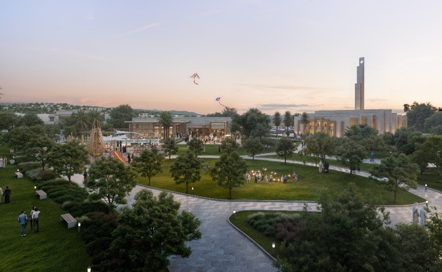 Detailed master plan showcasing Masyaf’s premium waterfront plot layout and road network