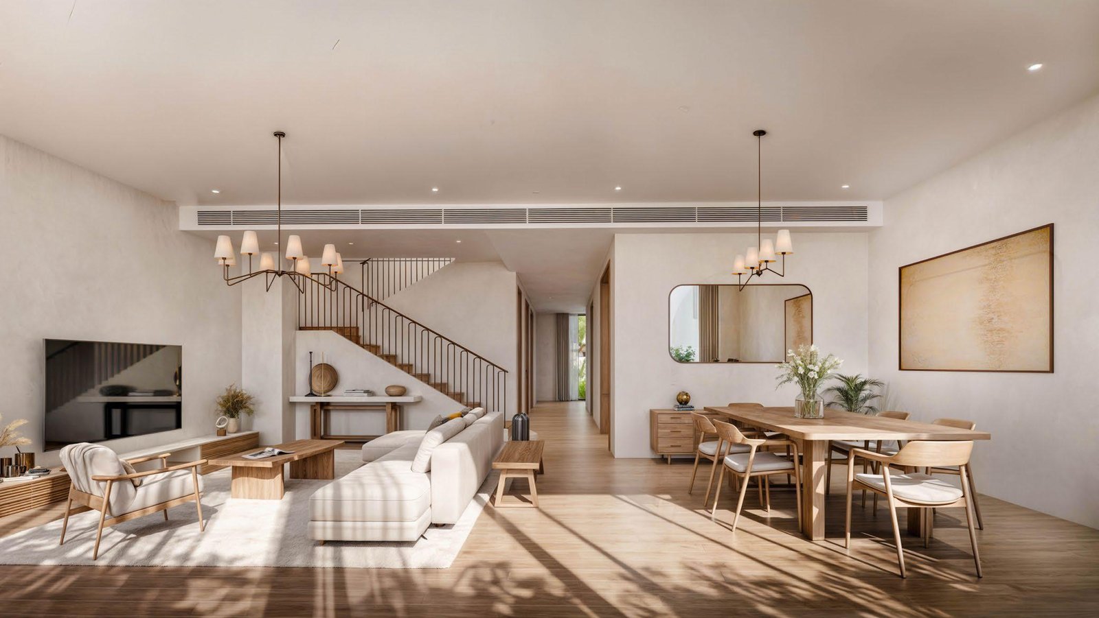 Modern Home Design in Nawayef Village villa at hudayriyat Island